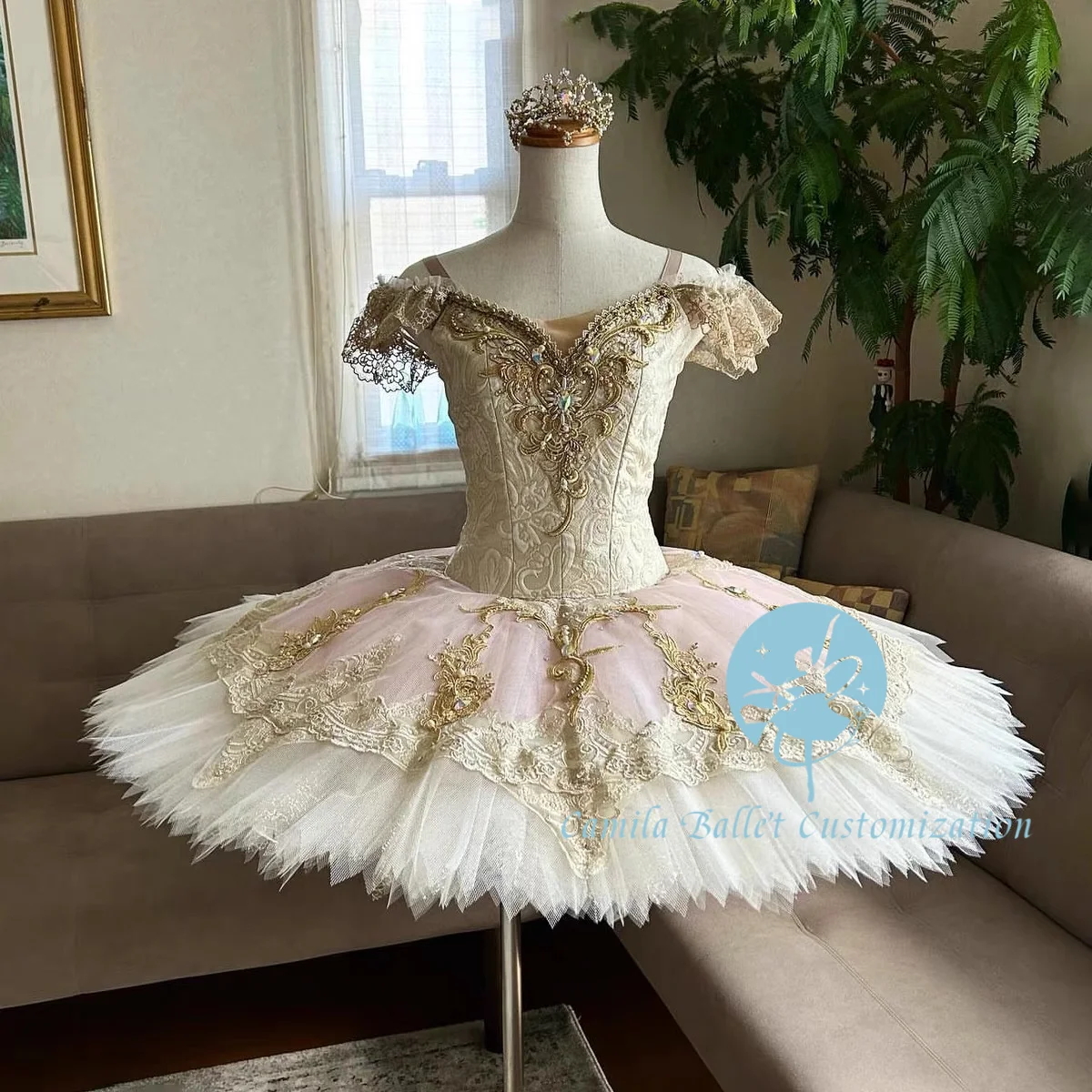 

New high-end custom sleeping beauty Pakita Raymonda Ballet TUTU competition performance skirt adult and kids