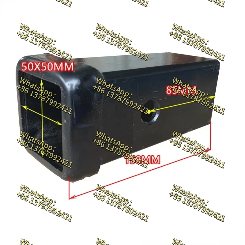 Trailer coupler converter Automotive square base adapter Rear tractor  Car trailer tuning parts 5×5cm