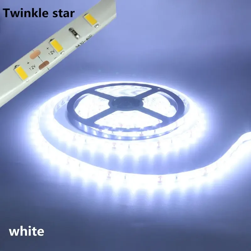 

Led Strip Light 5630 5730 Waterproof IP65 12V 5M Warm 3000K 6500K Cold White Nature White 4000K Red Green Blue Flexible Tape