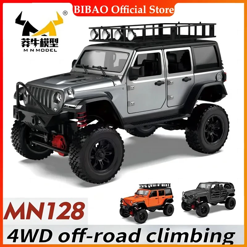 MN128 1/12 RC Car 4WD Jeep Model 2.4G Remote Control LED Light 4X4 Off Road 4WD Climbing RC Truck Electric Toy Car Gift for Boy