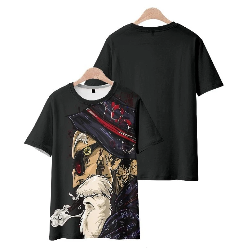 Kaus Dragon Ball Populer Kaus Lengan Pendek Cepat Kering Musim Panas Kaus Cetak 3D Anime Fashion Pria Kaus Kasual Jalanan