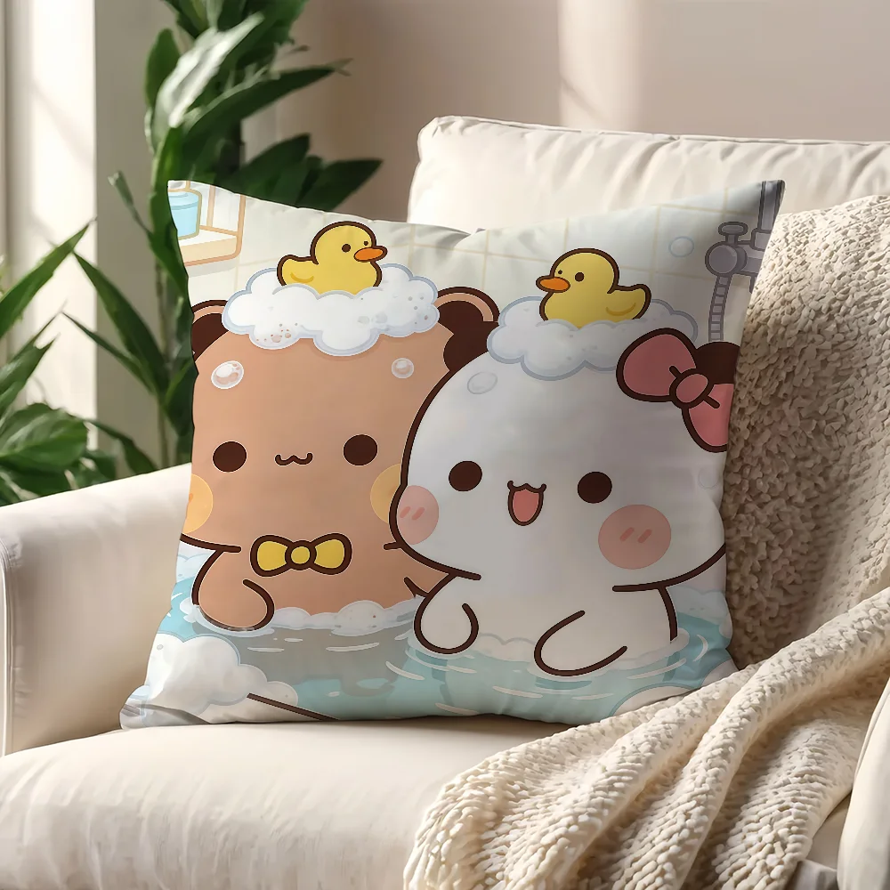 Cute Bear bubu dudu cushion cover Decoration Room Shop Car Best Home Office Coffee Pillow Sofa Printing Nordic Simplicity Hit