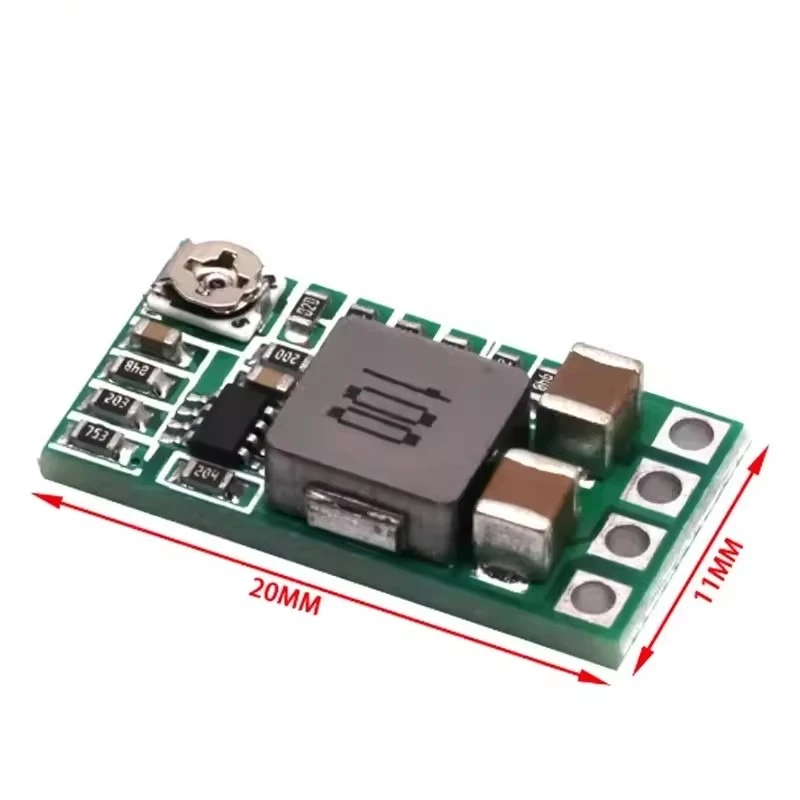Mini High Efficiency DC-DC Buck Converter Module 12V-24V Input Adjustable 1.8V-12V 3A Step Down Voltage Regulator Board