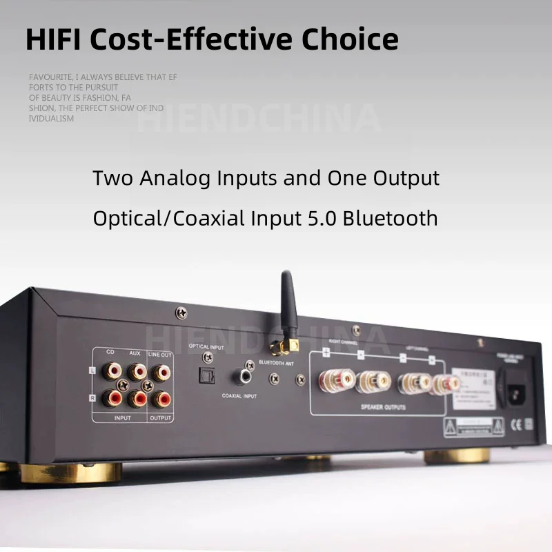 Amplificador TS-2 2.0 200W * 2 Tipo Combinado Amplificador de Potência HIFI Home High-end NE5532 Classe AB