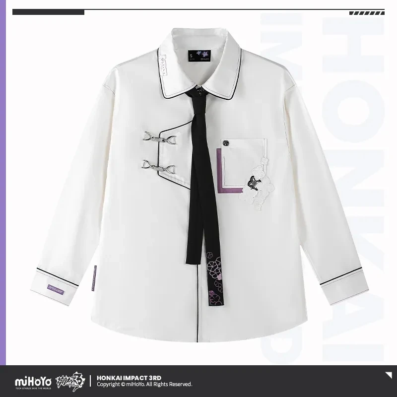 

[Genuine]Honkai Impact 3 Cosplay Kiana HERRSCHER OF FINALITY Theme Series Shirt Couple Tops Halloween Birthday Gifts