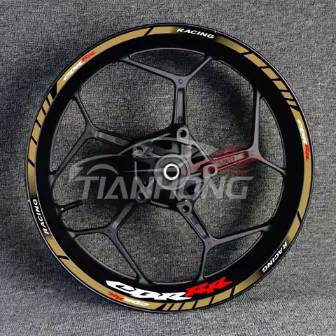 for Honda HRC CBR1000RR CBR600RR CBR500R CBR300R CBR250R CBR 650R Motorcycle Wheel Stickers Reflective Rim Strips Decals17"