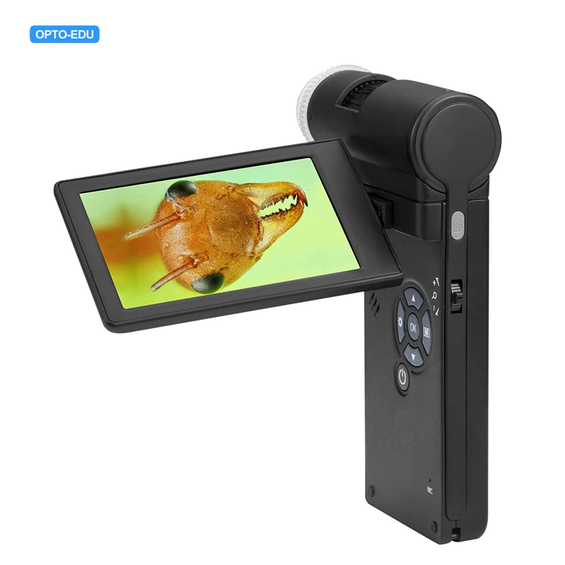 OPTO-EDU A36.5049 Portable 12M HD Video 1200x LCD Digital Microscope