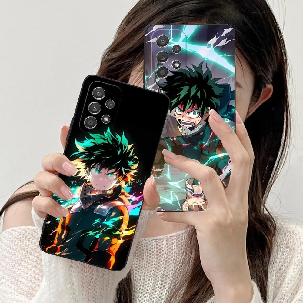 

My Hero Academia Izuku Deku Phone Case for Samsung Galaxy A73 72 71 70 56 55 54 53 52 36 35 34 23 16 15 5G Colour Protective