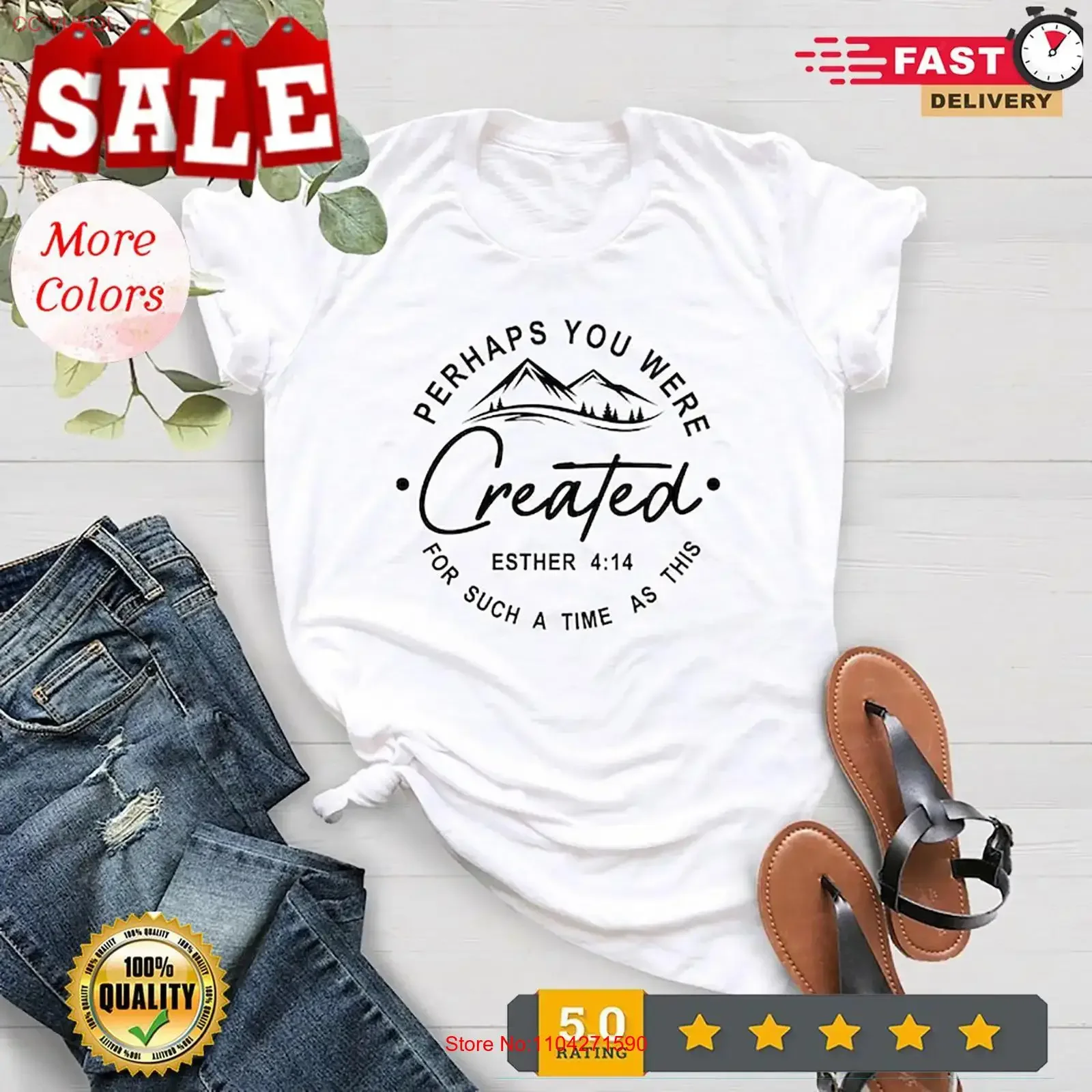Created With A Purpose Bible Verse Christian T Shirt Perhaps You Were Creat vintage Washed Soft Comfortable designer clothes