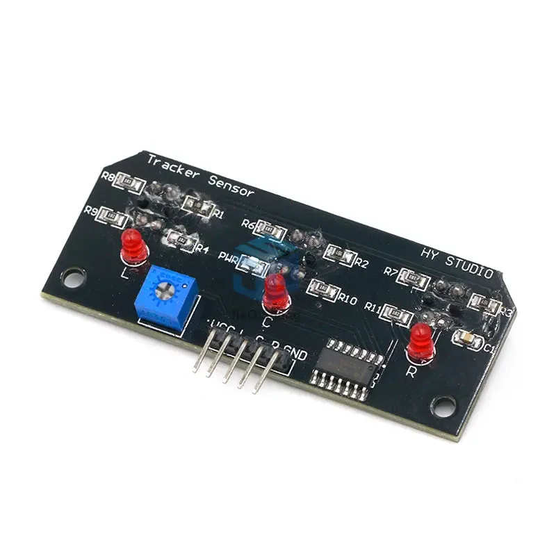 DC 5V 3 Channel Infrared Line Tracker Sensor Module Trio Detector Output TCRT5000 Sensor 10mm Distance For Robot Kit AVR/ARM/PIC