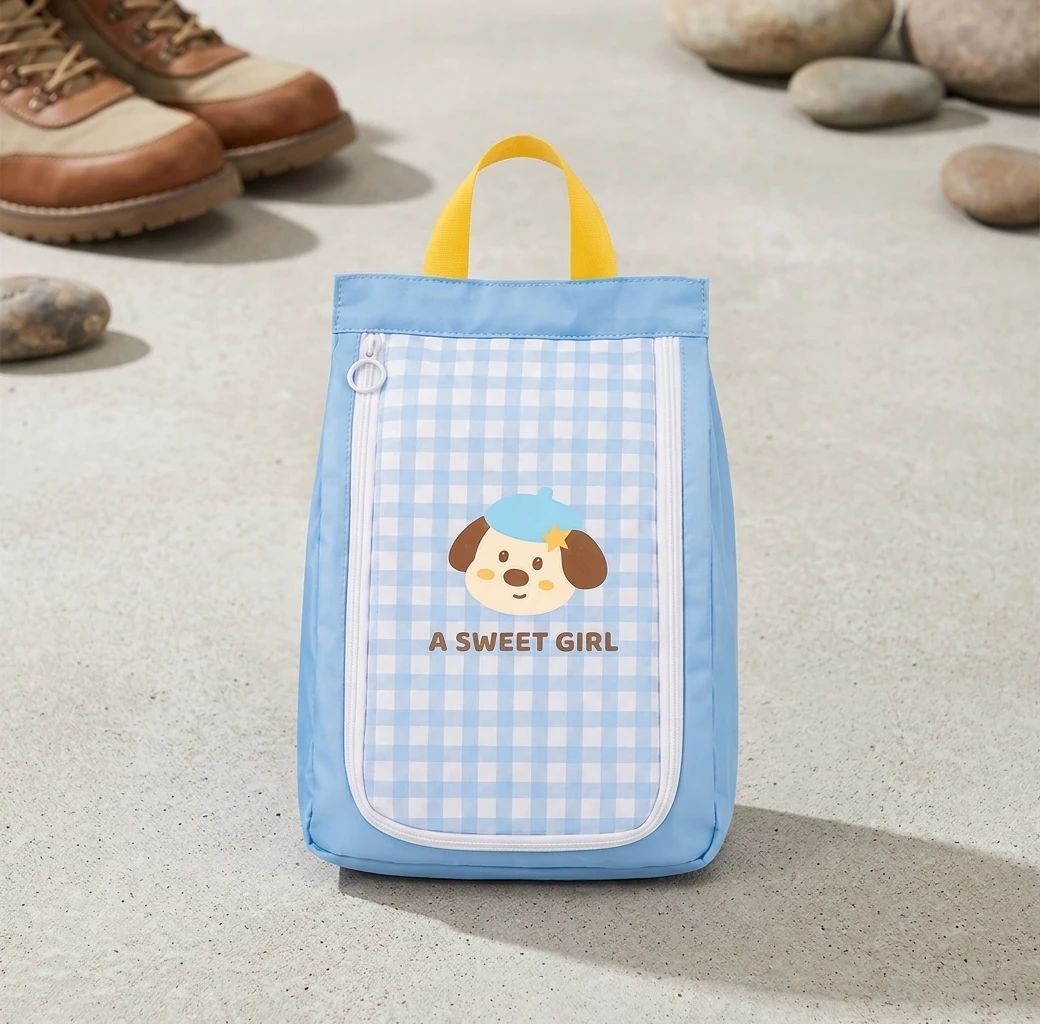 Travel-Ready Shoe Bag Waterproof Oxford Cloth Storage Pouch for Suitcase Organization Large Capacity Boot Cover Durable