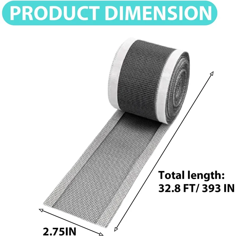 Autocollants jetables de maille de vidange de douche de receveur de cheveux d'accessoires pour le drain linéaire de douche
