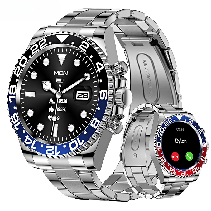 

New 2024 Smartwatch. AW12 for Men. Luxury & Style. Color Collision. Ideal Wristwear. Wireless & Business/Sports.