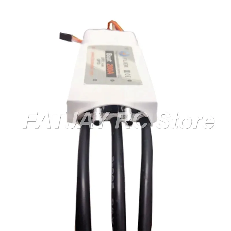 16S High-power 200A Brushless ESC FATJAY FLIER Water Cooling RC Boat Surfboard Electronic Controller
