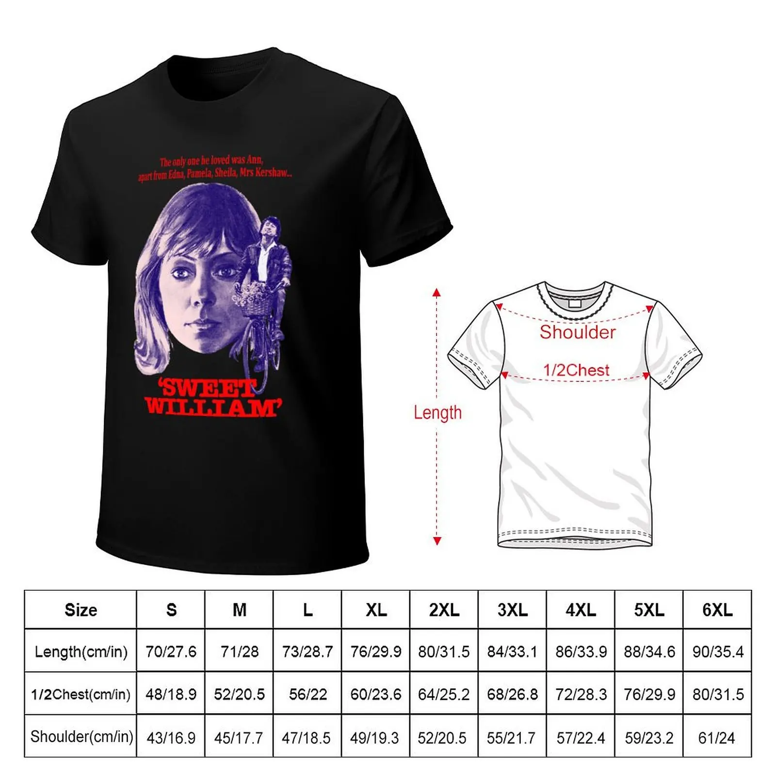 SWEET WILLIAM T-Shirt Casual Everyday Wear T-Shirt