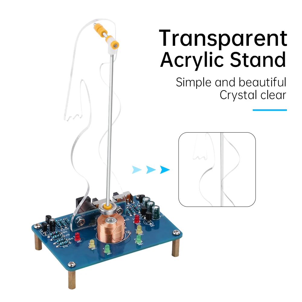 DIY Electronic Swing Kit Electromagnetic Swing Induction Teaching and Practical Training Welding Exercise Parts DC 5V