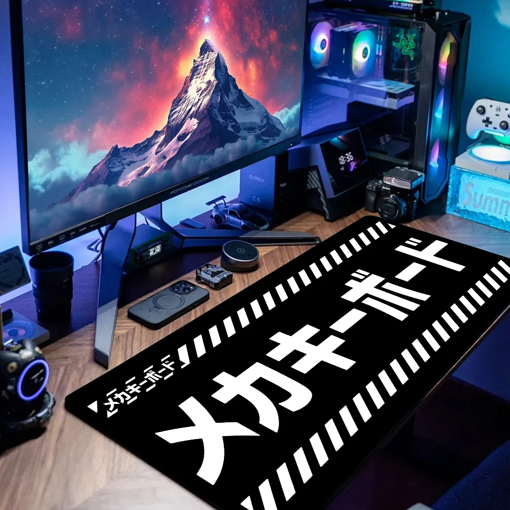 Japanese mechanical keyboard Mouse Pad Computer Laptop Anime 60x120 Mouse Mat Large Mousepad Keyboards Gamer Decoracion Desk Mat