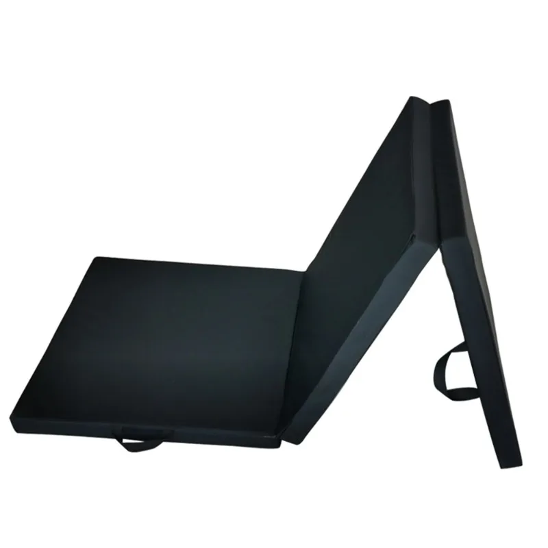 

Gymnastics Home Gym Thick Three Fold Folding Exercise Mat With Carrying Handles Portable Non-Slip Fitness Tool