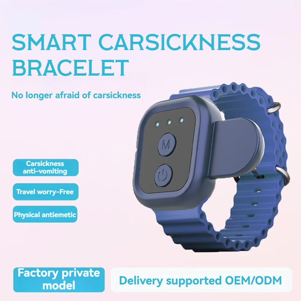 

EAnti-Nausea Wristband IP67 Waterproof Motion Sickness Relief Rechargeable Classic Strap Design Drug Free Without Side Effects