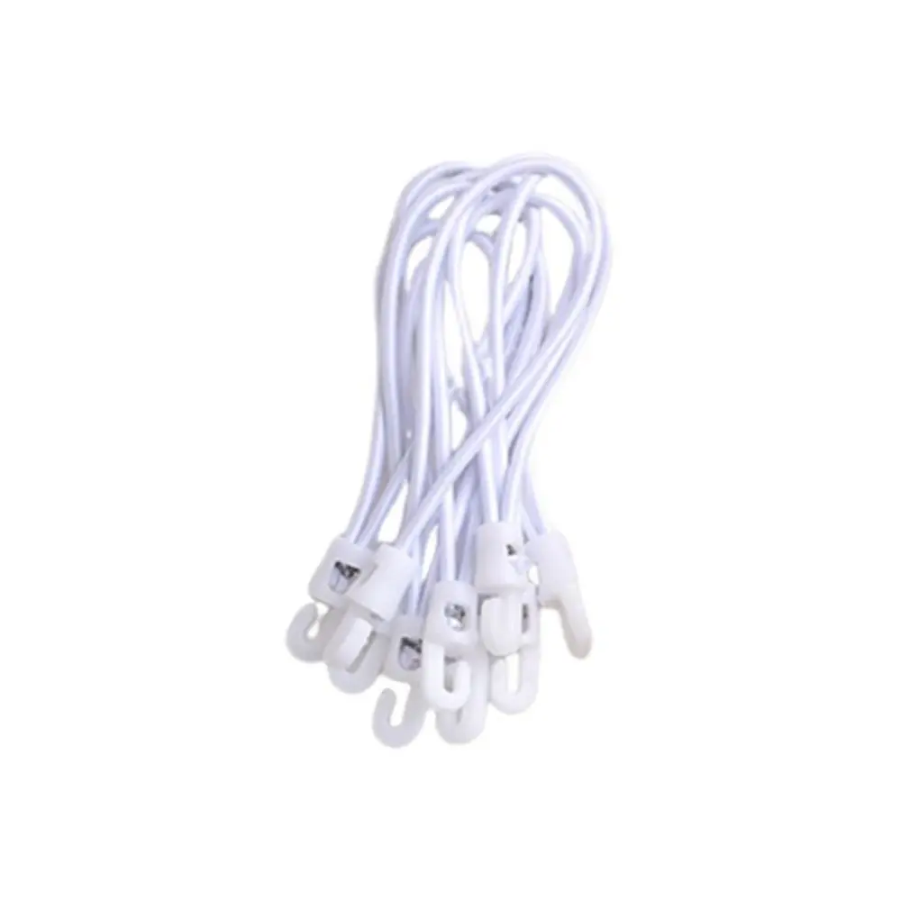 Multipurpose With Hooks Bungee Cords High Elasticity Black Bungee Ropes Nylon Rubber Multipurpose Fixed Cord Ties Luggage 5