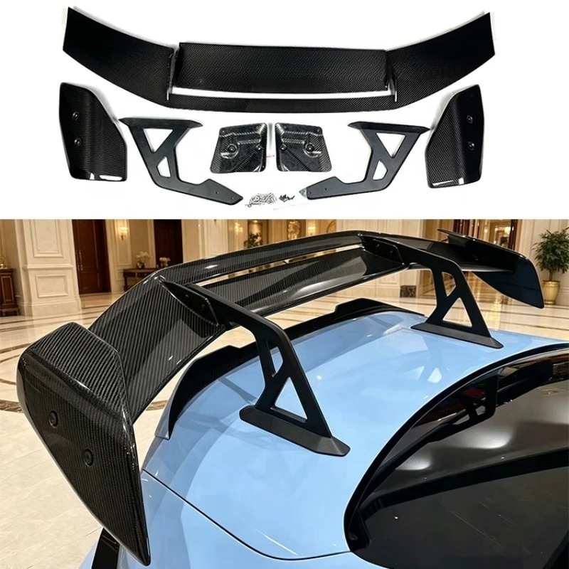 AD-3 Style Dry Carbon Fiber Rear Spoiler Wing forRear Trunk Lid Ducktail Body Kits