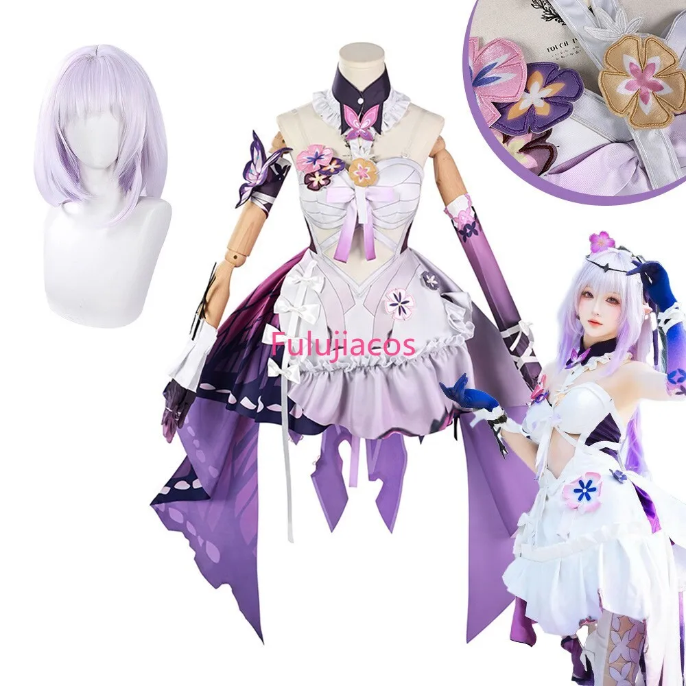 

Fulujiacos Honkai: Star Rail Main Castorice Womens Dress Cosplay Costume Carnival Halloween