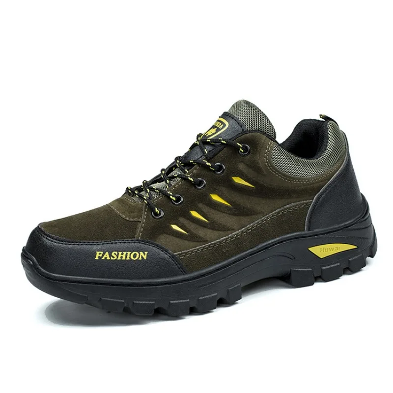 Zapatos de senderismo informales para hombre, a la moda Zapatillas de deporte, zapatos de trabajo de Montañismo al aire libre, zapatos antideslizantes de escalada, talla 39-45