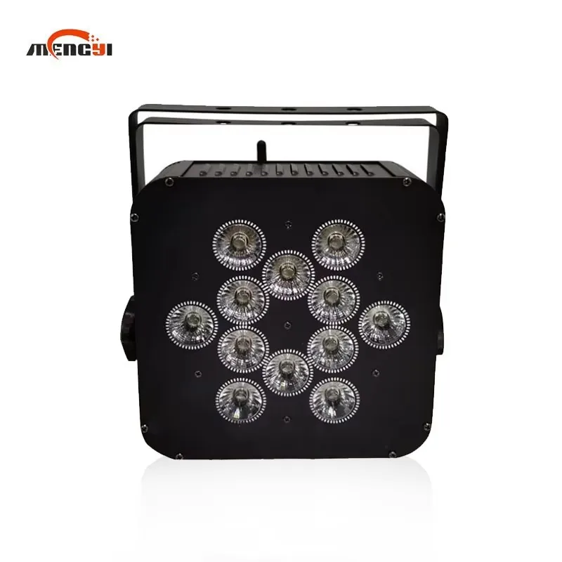 

12 *12W 6-in-1 LED Wireless Remote Control WiFi Battery Lamps Par Lights