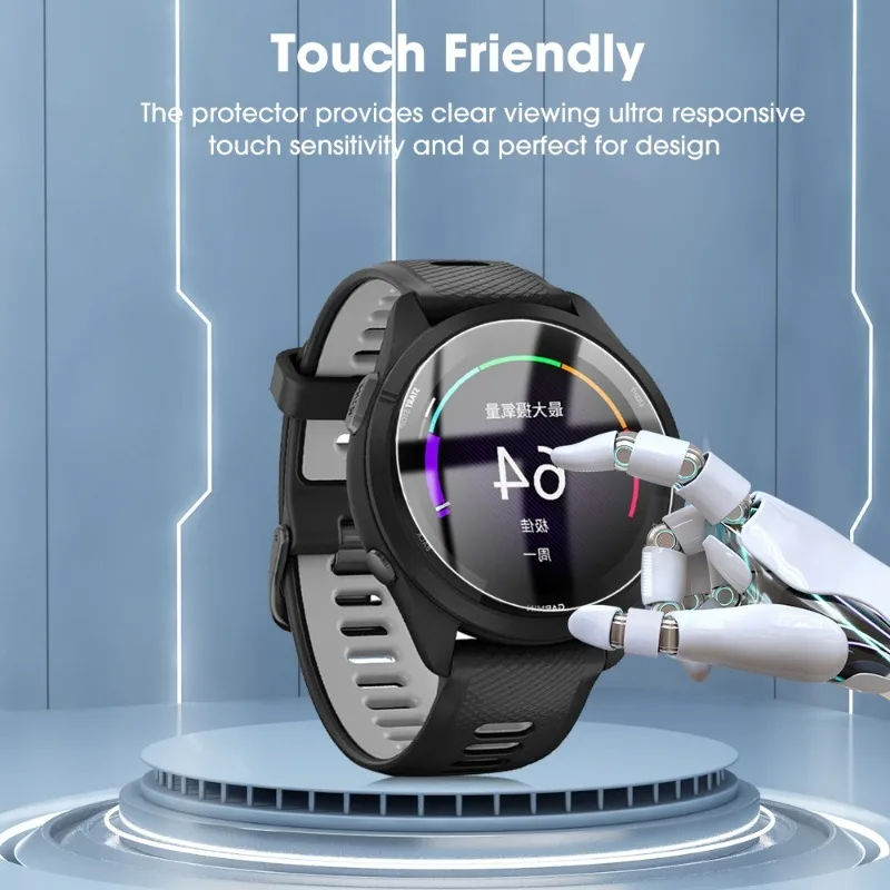 زجاج مقسى لساعة متسلل فيلم واقي للشاشة ، فيلم واقي للشاشة ، HD واضح ، من Garmin من من من من من من الزجاج من أجل من من من من من من