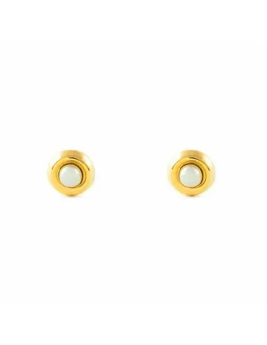 Earrings Bebe/girl gold 9k round pearl 2,5mm