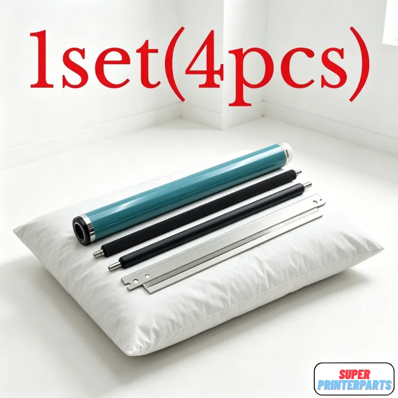 1Set. Drum Kit For Canon IR1730 1740 1750 iR ADVANCE 400 500 OPC Drum Cleaning Roller PCR Charge Roller GPR-39 NPG-55