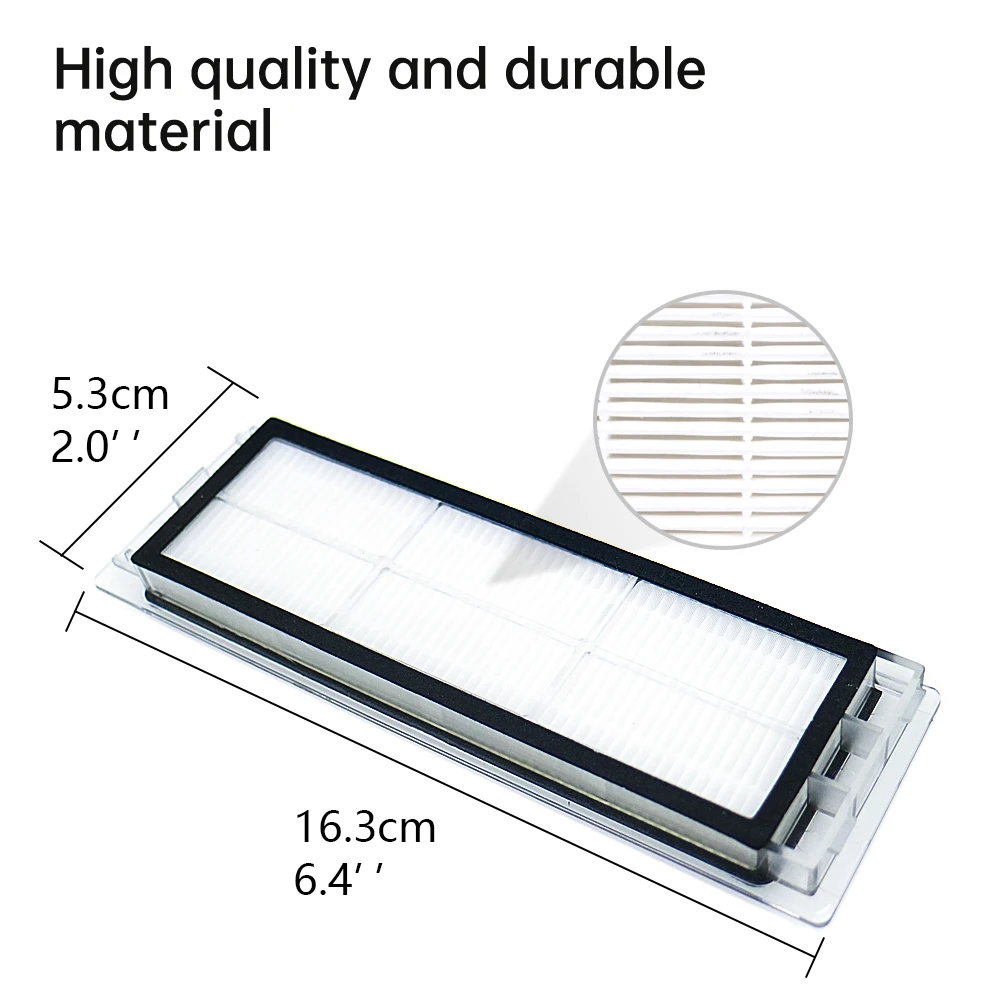 Filtro HEPA e Escova Lateral para Xiaomi MI Robot Vacuum 2, Roborock S50, S51, Peças e Acessórios