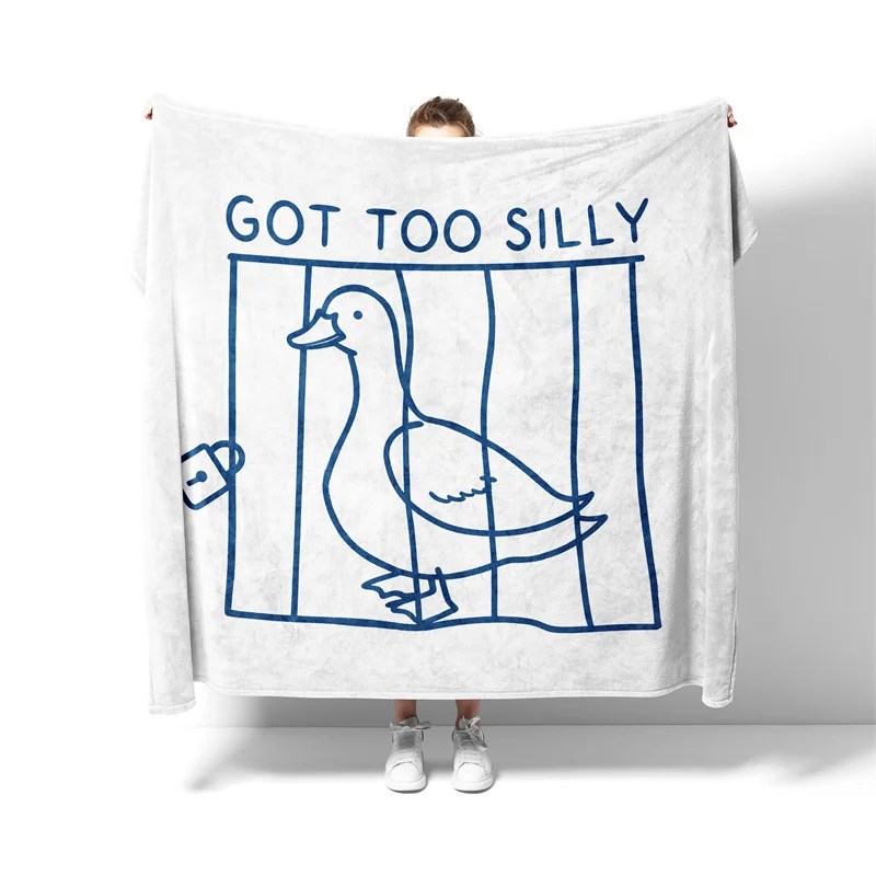 Aertemisi Got Too Silly Funny Meme Pet Blanket for Small Medium Large Dog Cat Puppy Kitten Couch Sofa Bed