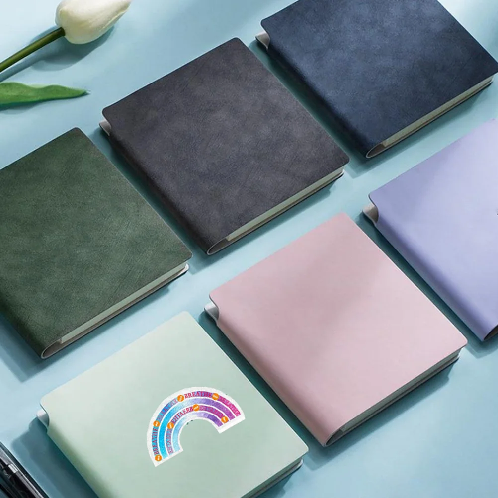 

6 шт., сенсорные успокаивающие текстурированные наклейки, красочные клейкие липкие наклейки для неразного настроения, телефона, стола, снятия стресса