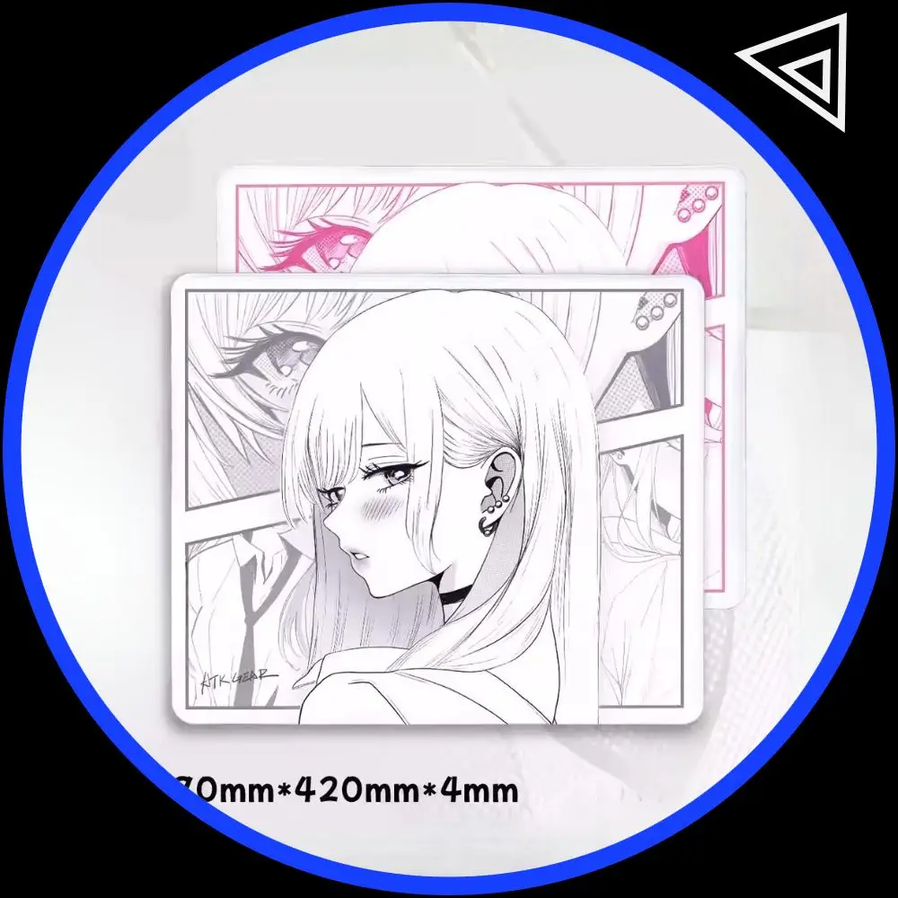 

ATK Nana Mid Smooth Mousepad ATK Dream Neutral Balance Mouse Pad 490x420x4mm SOFT FPS Mousepads PC Gamers Custom Office Gift