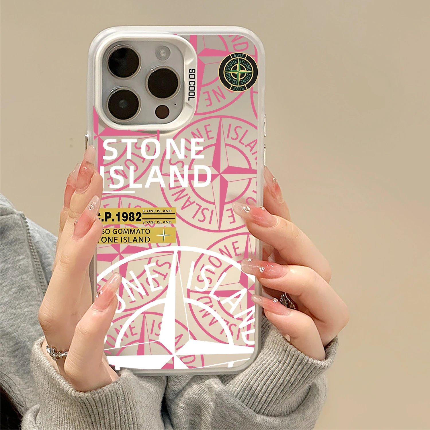 Hot Stone Phone Case for IPhone 16 15 14 13 12 11 Pro Max X XR XS MAX 8 7 Plus Shockproof Back Cover Tpu Fashion Islands Shell