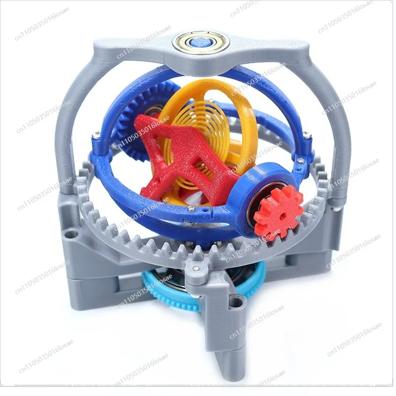 

Three-axis Tourbillon Model 3D Printing Mechanical Watch Principle Structure Clockwork Gear Transmission Creative Decompression