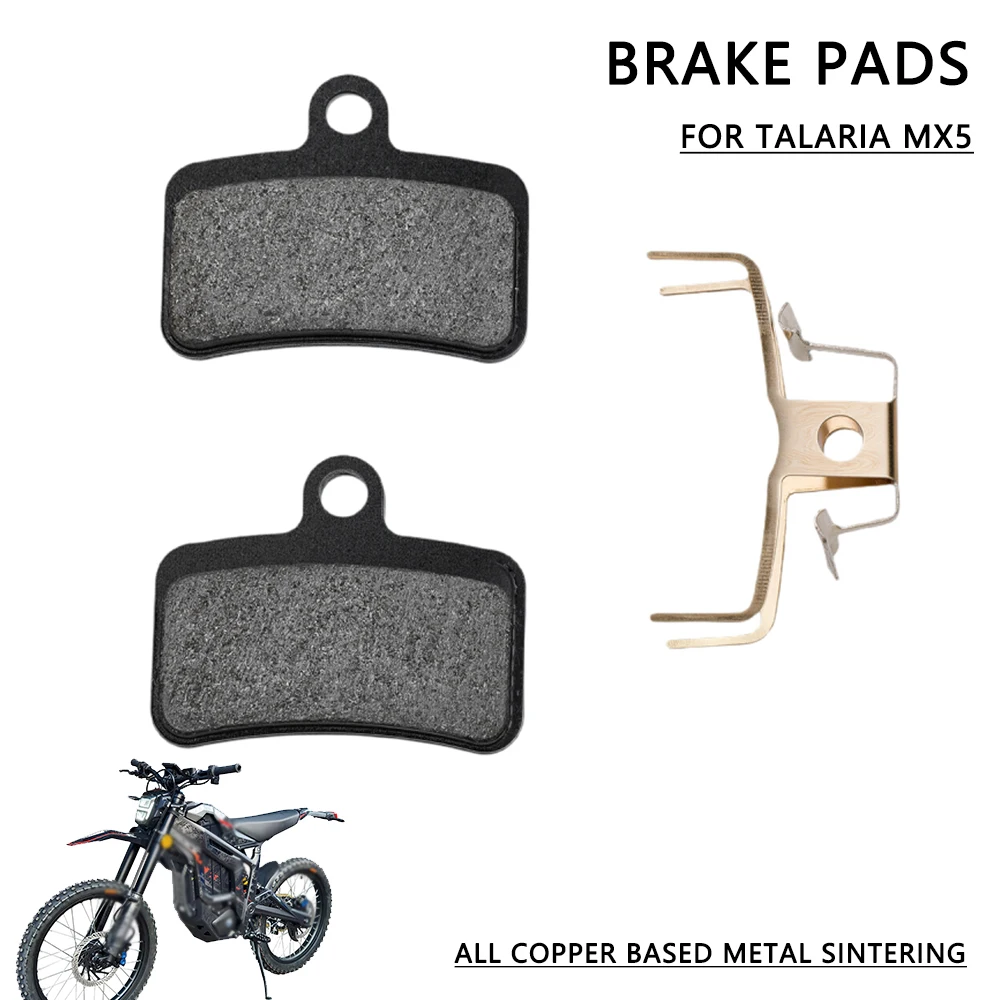 Brake Pads All-copper-based Metal Sintered Disc Brake Pads Motorcycle Accessories For TALARIA STING MX5 Electric Dirt E-Bike
