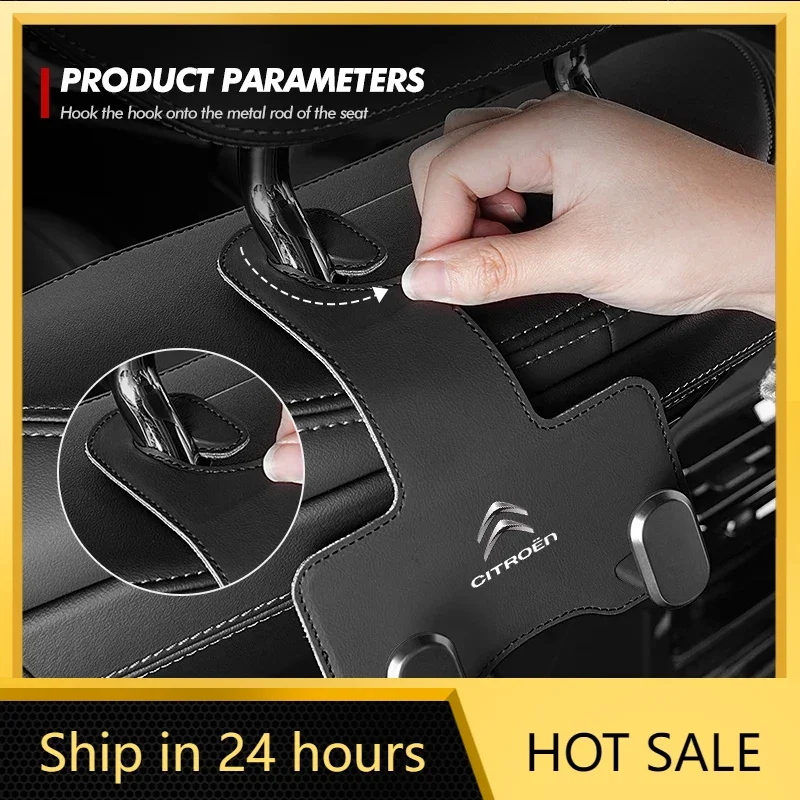 

Car Sticker Car Rear Seat Double Head Storage Hook Headrest Hanger Clip For Citroen Grand Berlingo Jumper Celysee Xsara Picasso