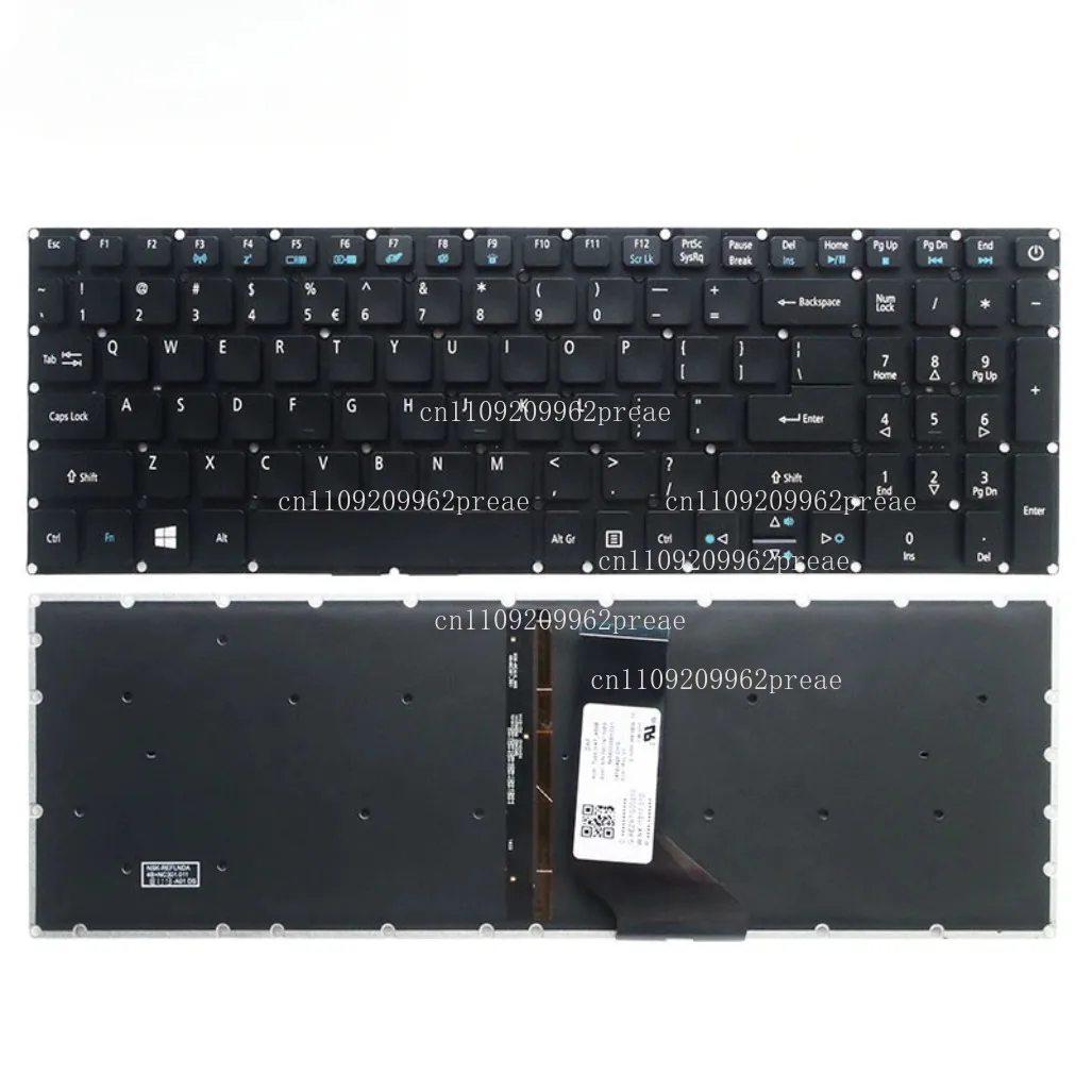 Replacement US Keyboard for Acer Aspire 3 A315 Series - A315-21, A315-21G, A315-31, A315-32, A315-33, A315-41, A315-51, A315-53