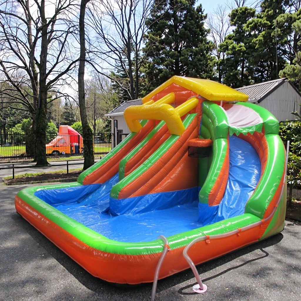 

Hot Sales Bouncy Castle with Slide Inflatable Combo Slide with Jumping Castle Bouncer House Party Bounce House Inflatablepromote