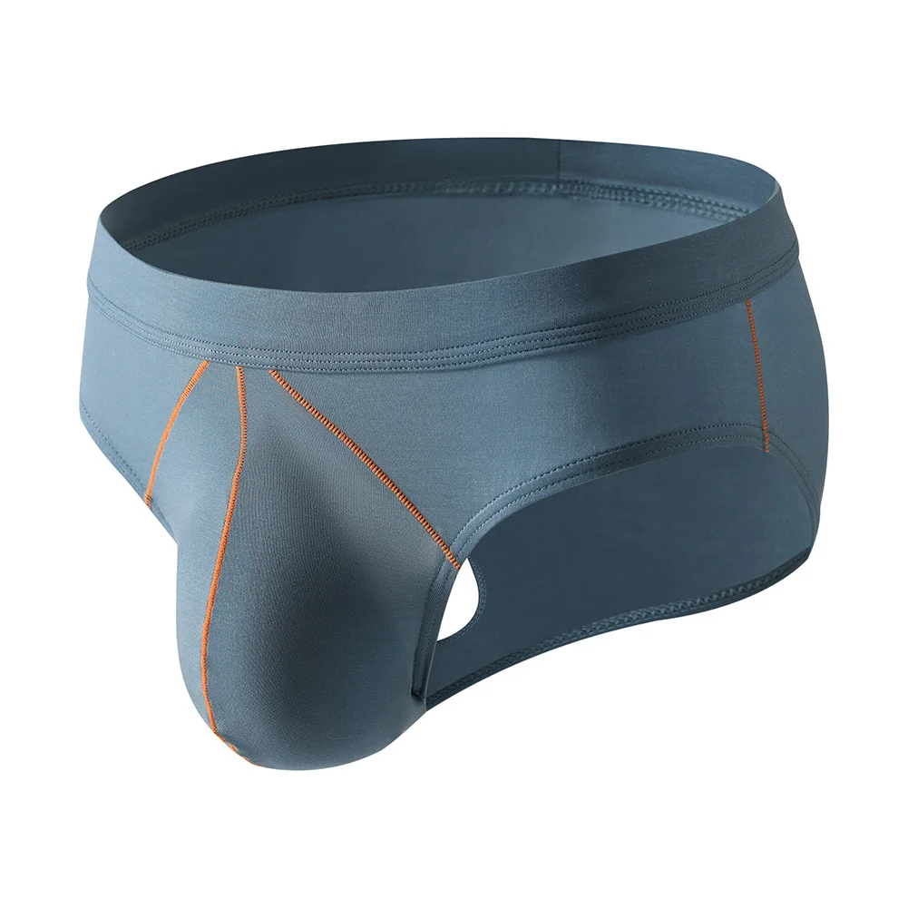 Men XXL Size Panties Shorts Elastic Lyocell Fabric Pouch Briefs Fashion New Style Underpants Underwear Male Lingerie 6