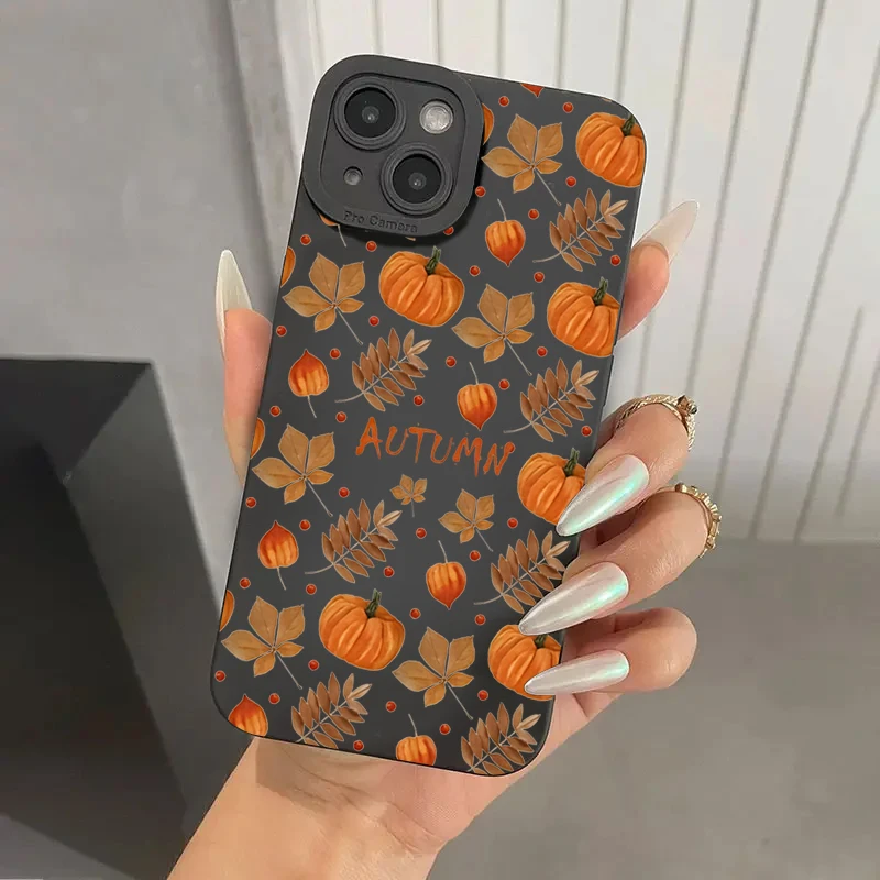 Retro Maple Leaf Pattern Phone Case For Samsung Galaxy A16 A06 A26 A54 A32 A33 A56 S25 S23 S24 S22 S21 Ultra Plus FE Soft Cover view 4