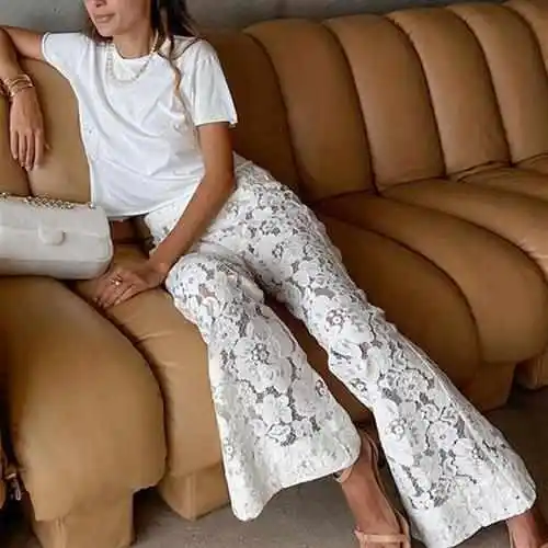 

Retro Flower Leopard Print Summer Women's irt round Ne Cotton Blend Faionable Urban Sle Seven Sve Inner Wear