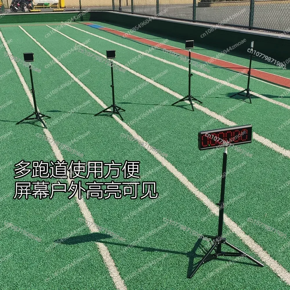 Automatic induction of sprint test in track and field roller skating competition with infrared laser timer