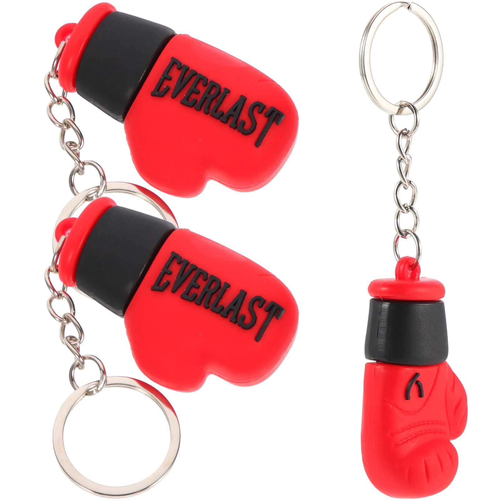 3 PCS Boxing Glove Key Ring Chain for Men Creative Gift Keychainss Bag Pendant Backpack