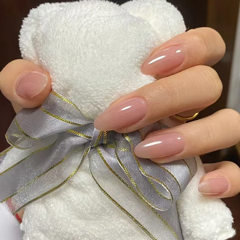 【10pcs False Nails Press On Natural Transparent Tips Practising Gel Polish Display Fake Nail Practice Manicure Tool】