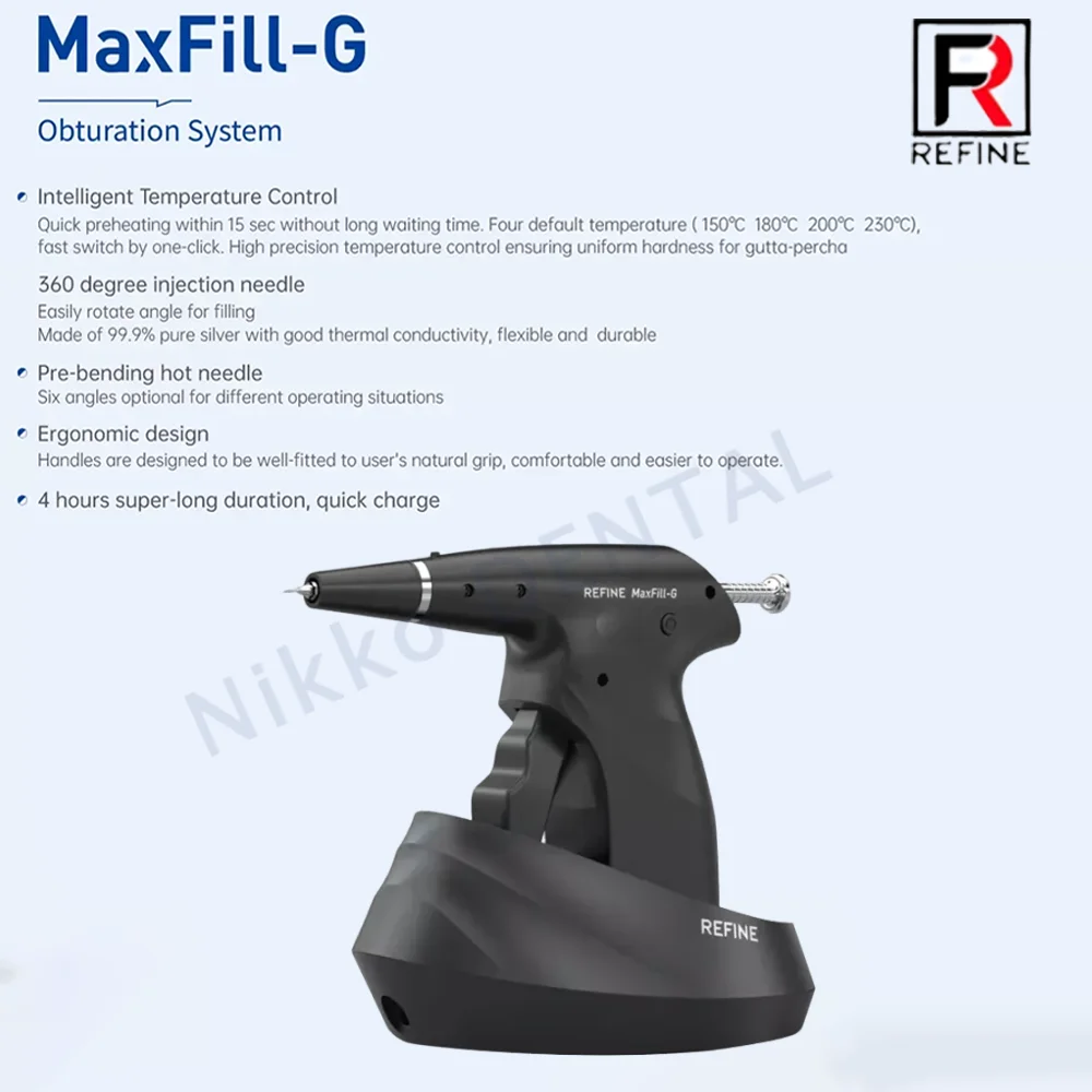 Refine MaxFill-G MaxFill-P Endodontic Equipment Root Canal Filling Machine Cordless Hot Melt Gutta Percha Obturation Endo System