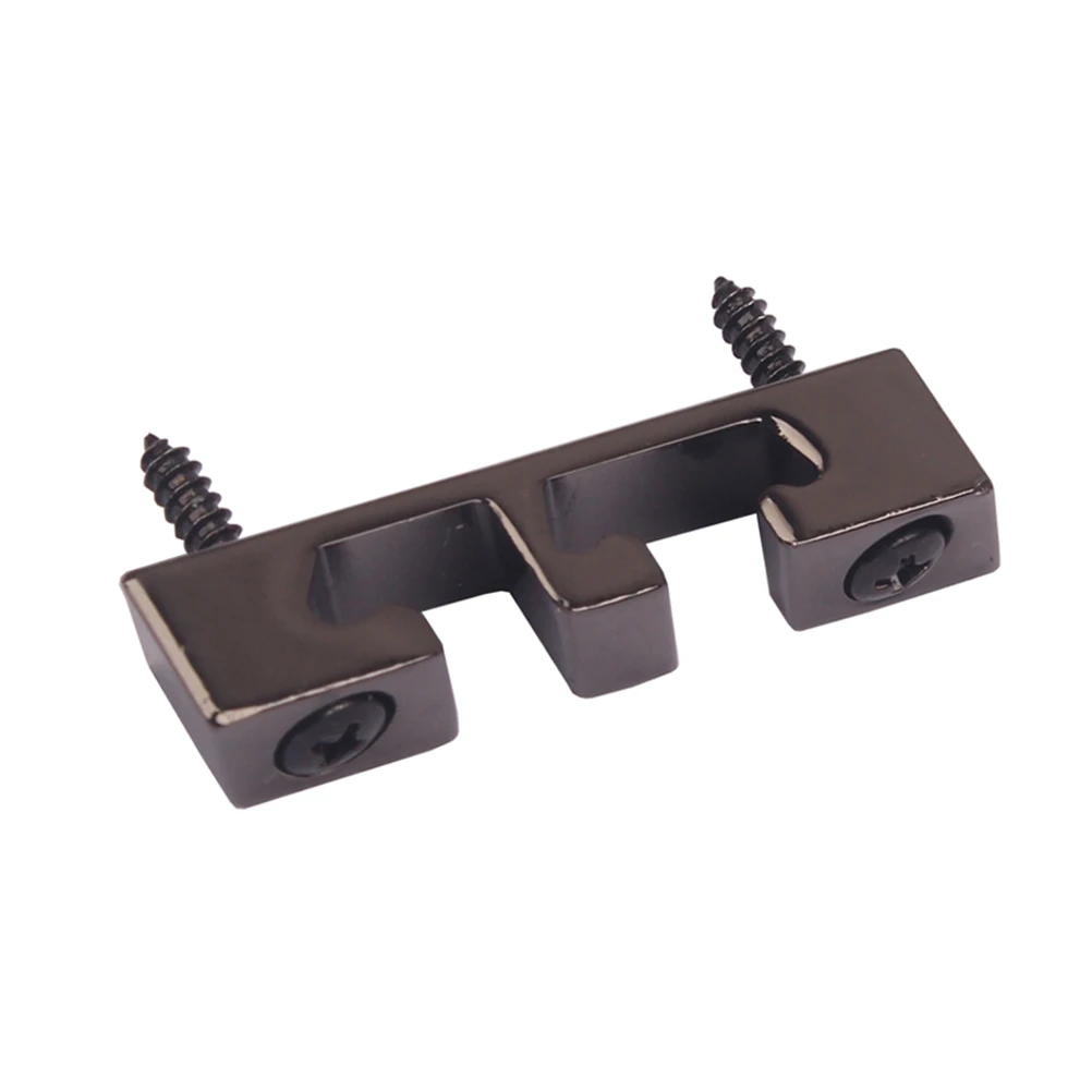 

Bass Retainer Zinc Alloy Roller Guide For 3 String Guitar Replacement Parts Black String Guides Guitar Accessories