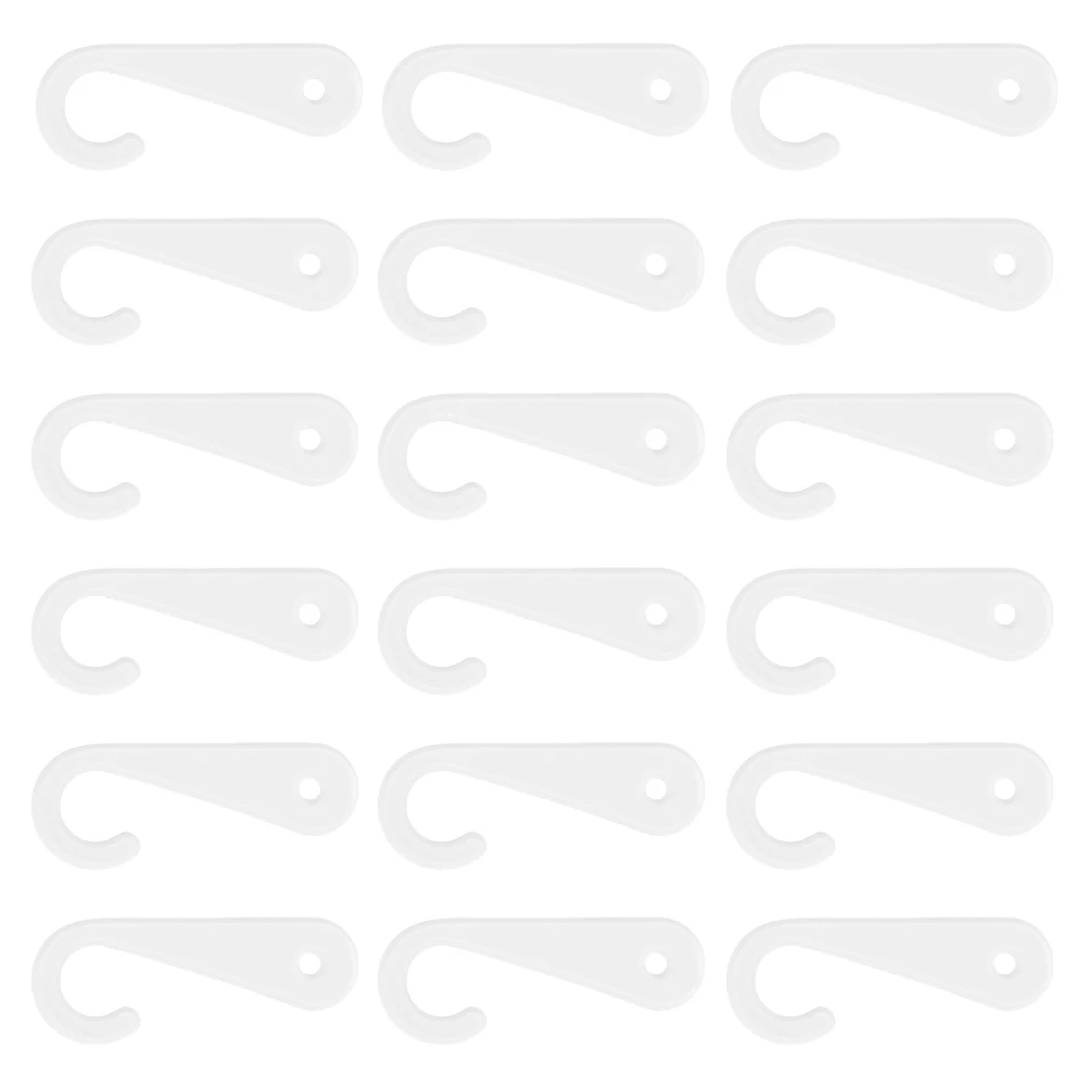 

200pcs Sock Display Hook Plastic J Shaped Hanger Space Saving Sturdy Material Versatile Usage Retail Display Hooks